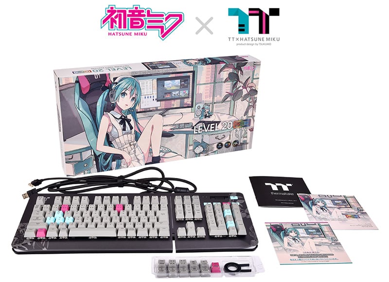 初音ミクとコラボレーションしたTSUKUMO限定モデル