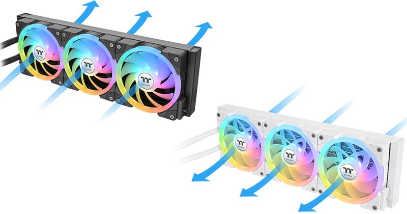 磁気デイジーチェーン接続のアドレサブルRGBファンを採用