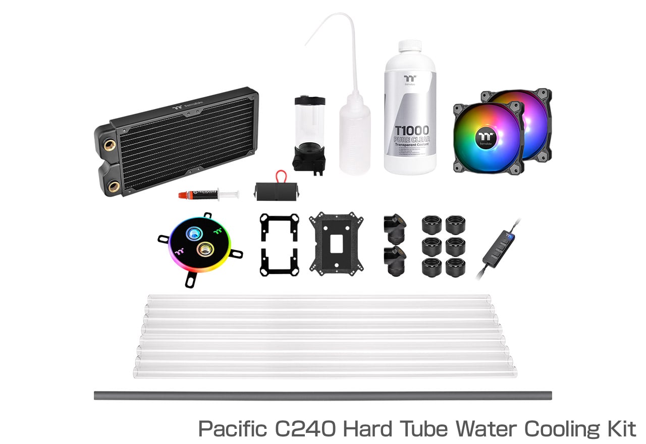 Pacific DDC Hard Tube Water Cooling Kitシリーズ | Thermaltake