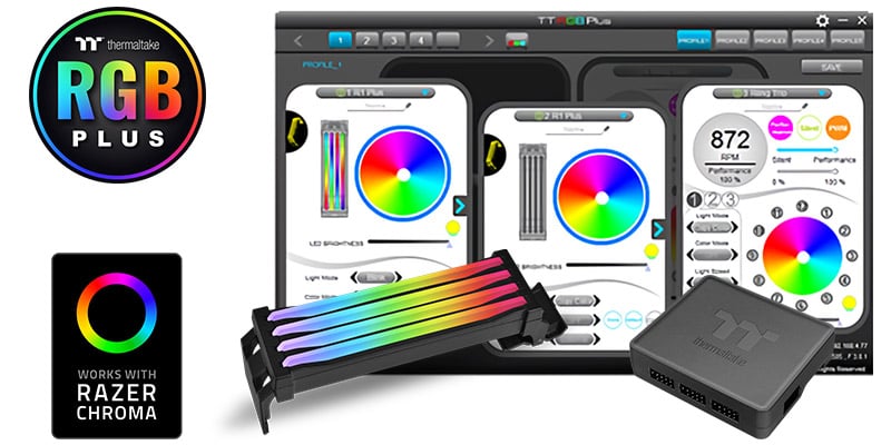 管理ソフトウェア「TT RGB PLUS」に対応