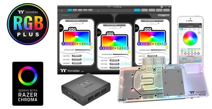 「TT RGB PLUS」ソフトウェアによるコントロールに対応