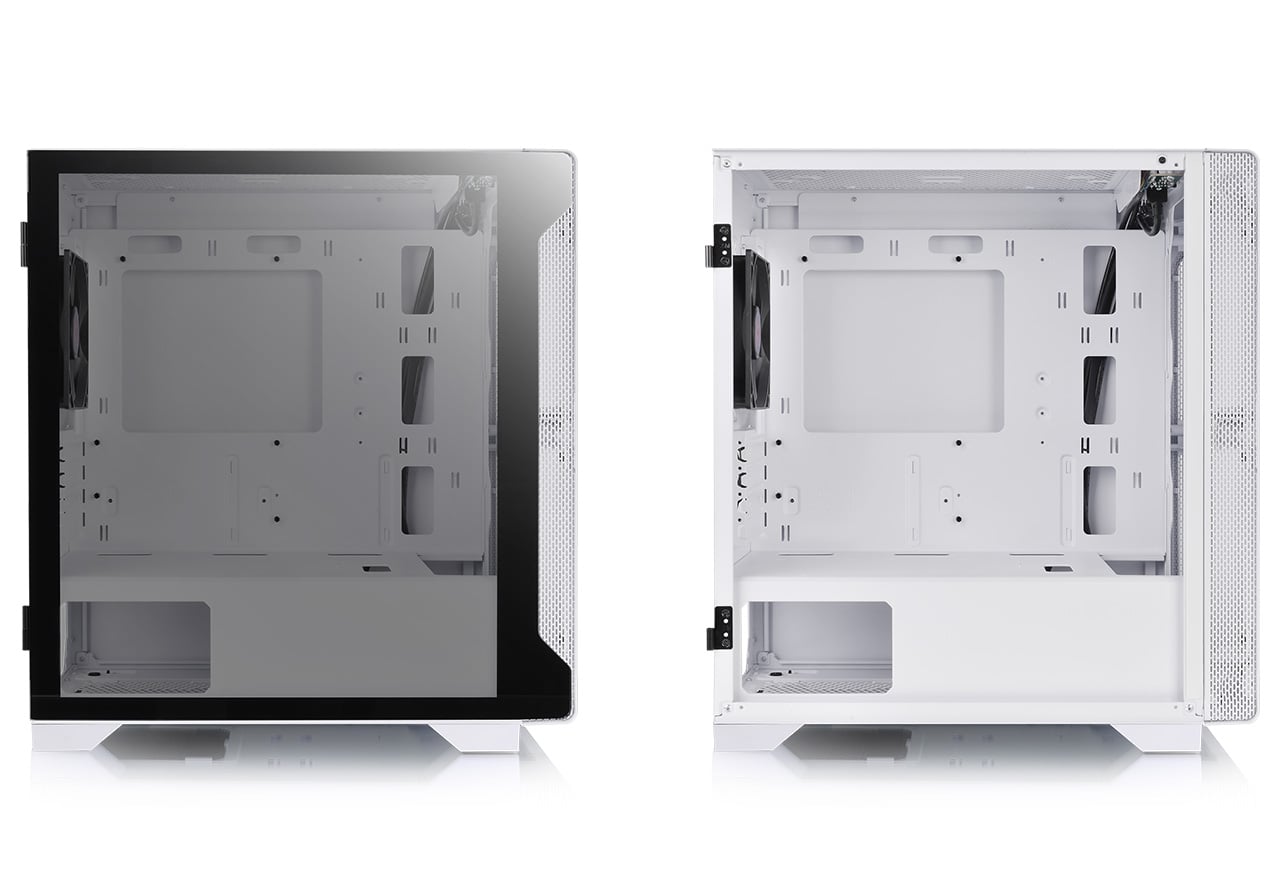 PCケース　Thermaltake S100TG snow edition 白