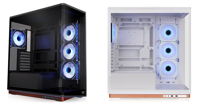 インフィニティミラー内蔵ファンを4基搭載