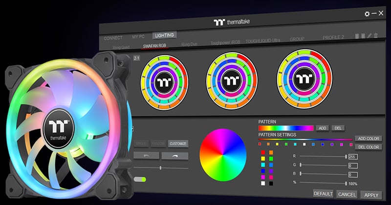 リング状に並んだアドレサブルRGB LEDを搭載