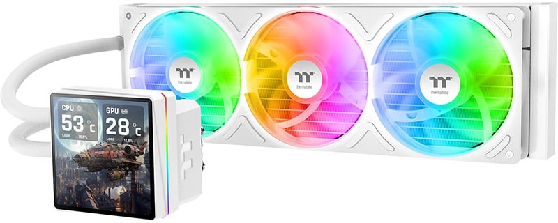 ポンプカバーに3.95インチのLCDパネルを搭載
