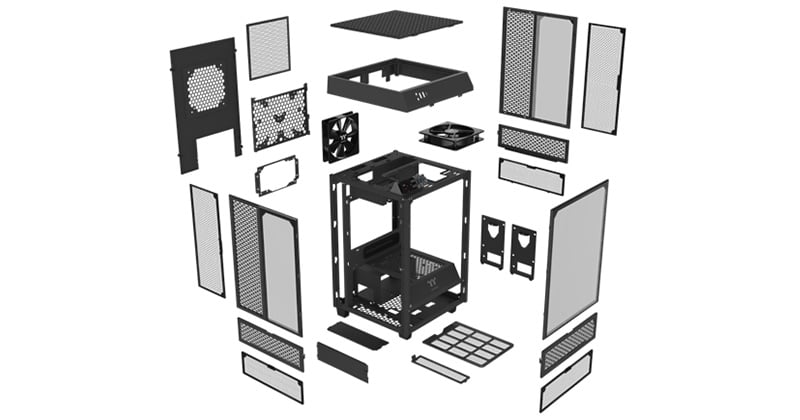 パーツを組み込みやすい「Dismantlable Modular Design」