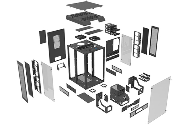 ケース本体をDIY可能な「Dismantlable Modular Design」