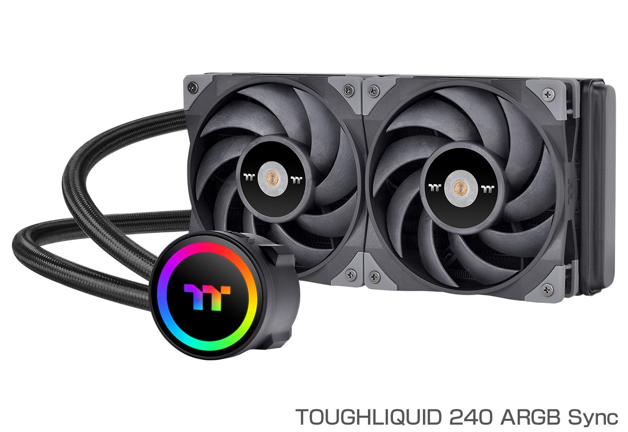 TOUGHLIQUID ARGB Syncシリーズ | Thermaltake 水冷一体型CPUクーラー