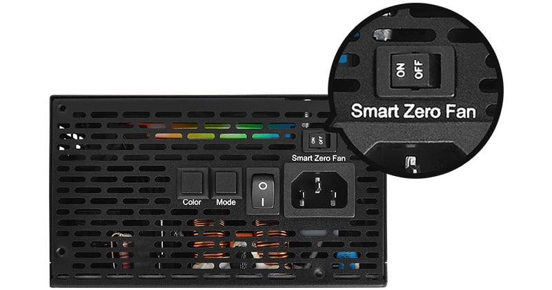 低負荷時にファンの回転を停止させる「Smart Zeroファンモード」対応