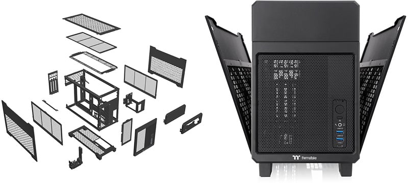パーツを組み込みやすい「Dismantlable Modular Design」
