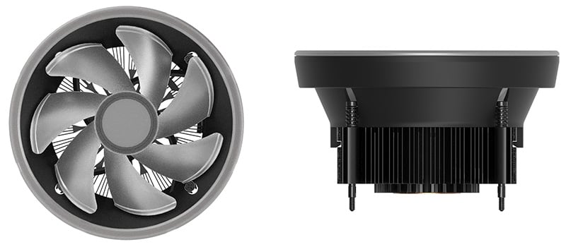 高いエアフローを生み出すファンブレード