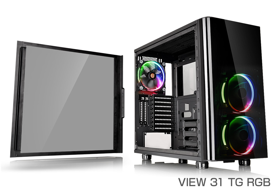 Thermaltake VIEW 31 TG RGB ミドルタワー PC ケース