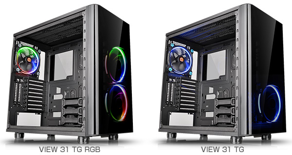 Thermaltake VIEW 31 TG RGB ミドルタワー PC ケース