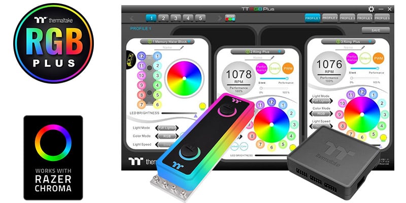 管理ソフトウェア「TT RGB PLUS」に対応