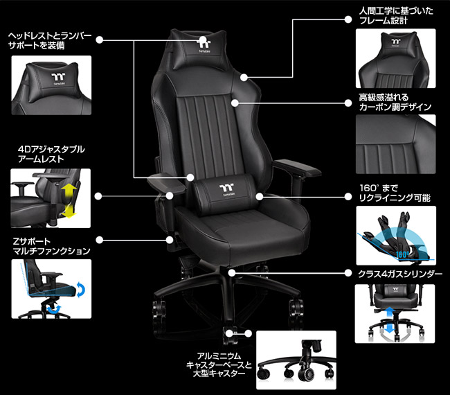 快適な座り心地と高い耐久性を実現したワイドサイズのゲーミングチェア