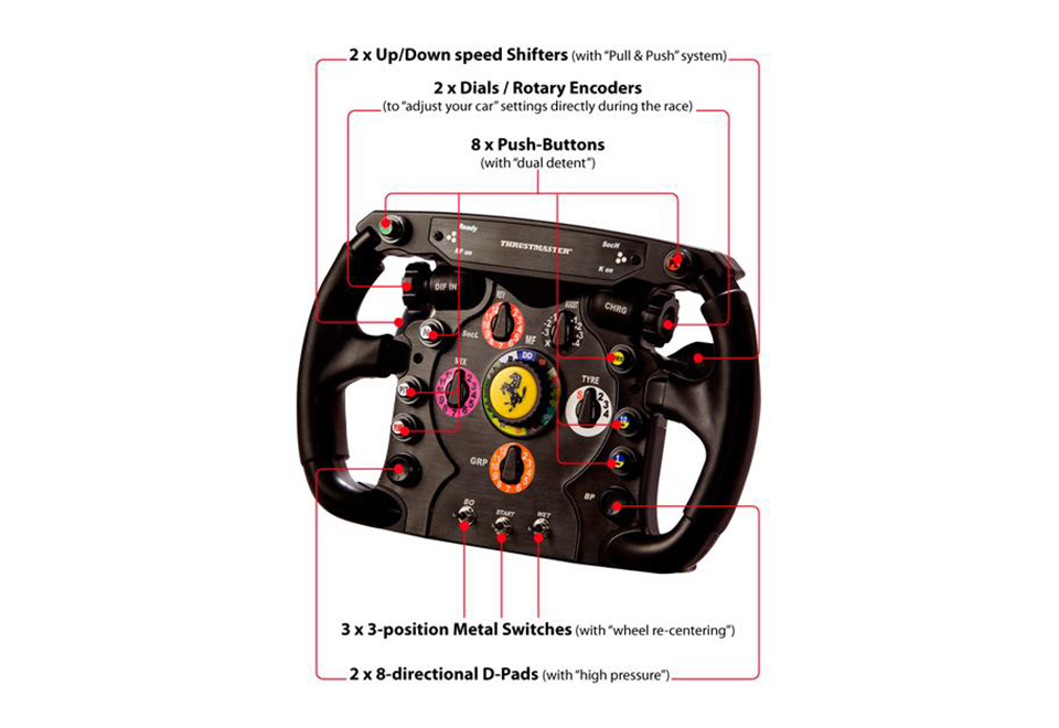 Ferrari F1 Wheel Add-On | Thrustmaster ステアリングコントローラー 
