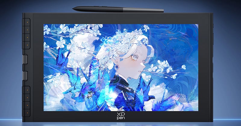 マグネット式スタイラスペンを付属