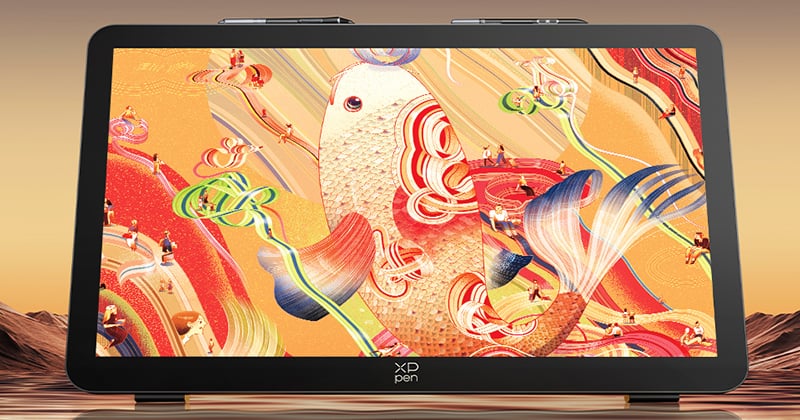 27型液晶ディスプレイを搭載した液晶タブレット