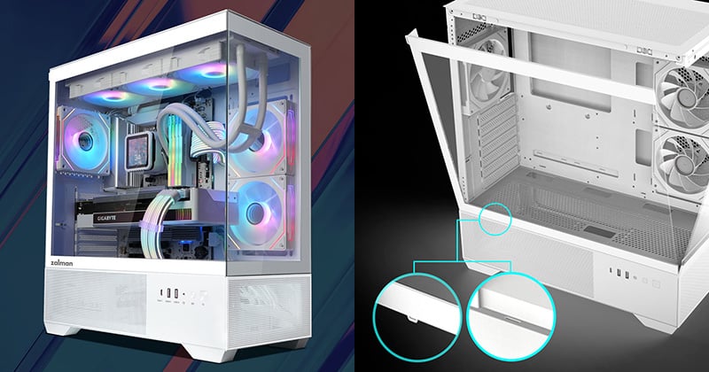 強化ガラスパネルを備えたピラーレスデザイン