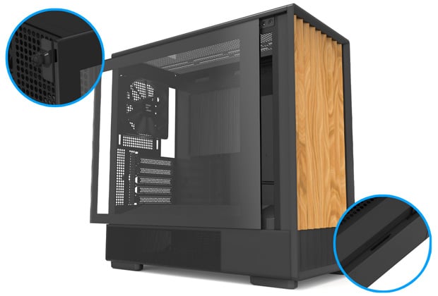 厚さ4mmの強化ガラス製サイドパネル