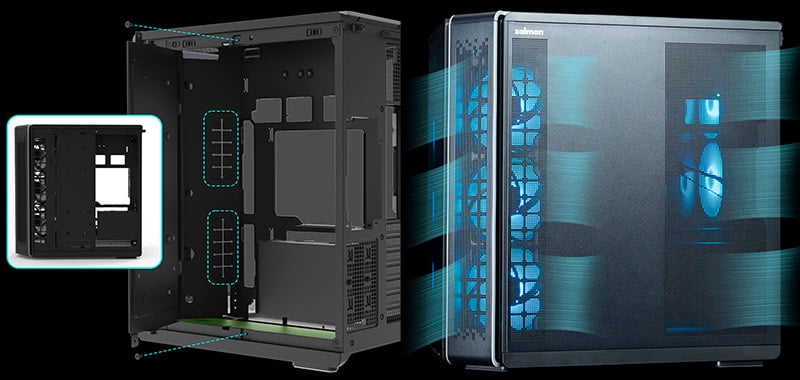 組み立てやすいデュアルチャンバー構造