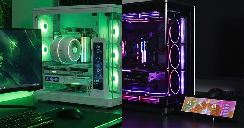 ウィジェットの表示に対応したディスプレイ