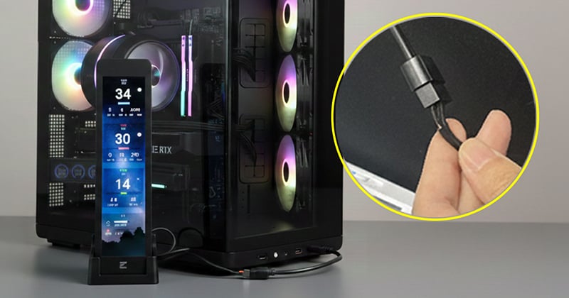 外付け用の変換ケーブルが付属