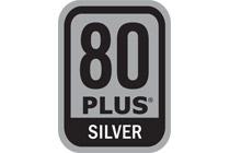 80 PLUS Silver認証取得の高効率設計