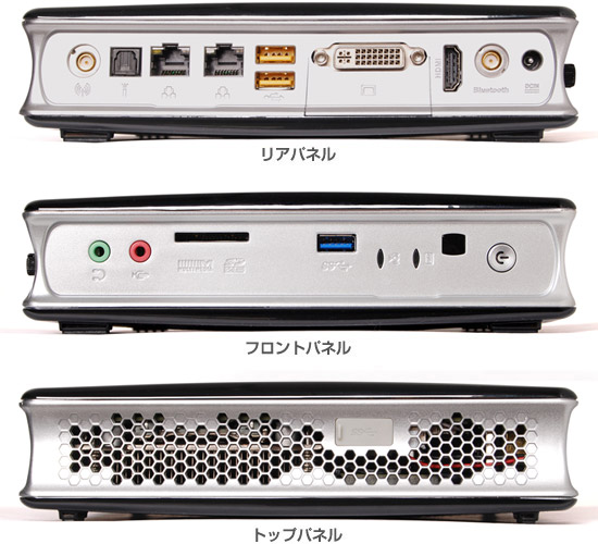 充実したインターフェースとネットワーク機能