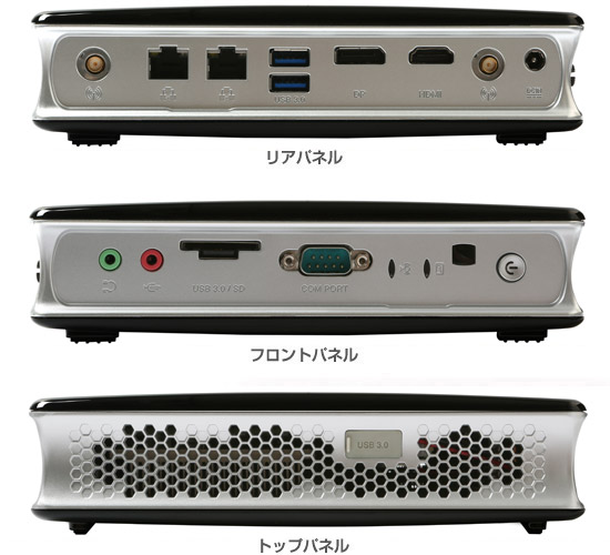 充実したインターフェースとネットワーク機能