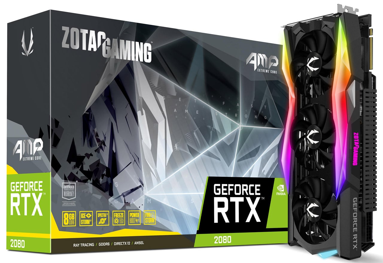 ZOTAC GAMING GeForce RTX 2080 AMP Extreme Core | ZOTAC NVIDIA グラフィックボード