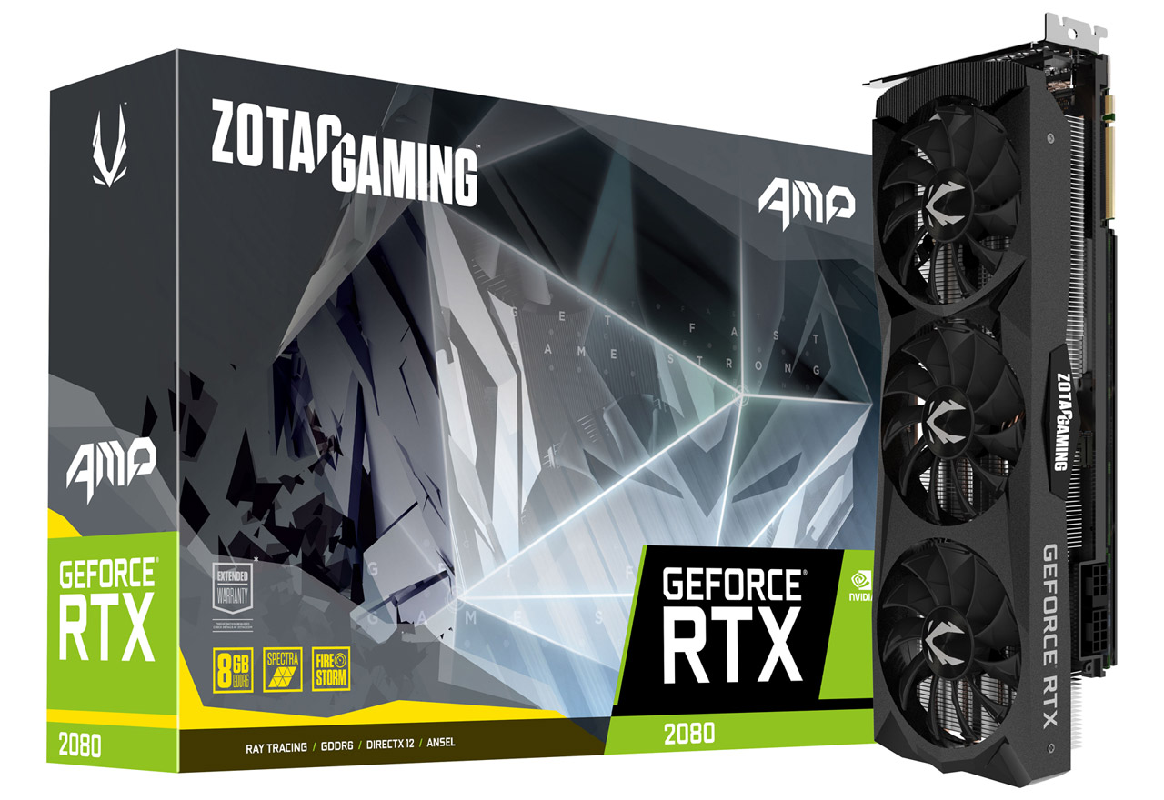 ZOTAC GAMING GeForce RTX 2080 AMP Edition | ZOTAC NVIDIA グラフィックボード