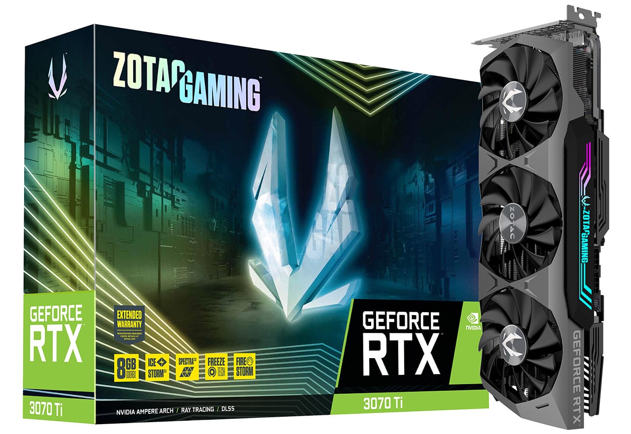 ZOTAC GAMING GeForce RTX 3070 Ti 8GB GDDR6X | ZOTAC NVIDIA
