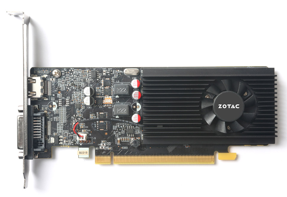 ZOTAC GT 1030 2GB GDDR5　1スロット グラフィックボード