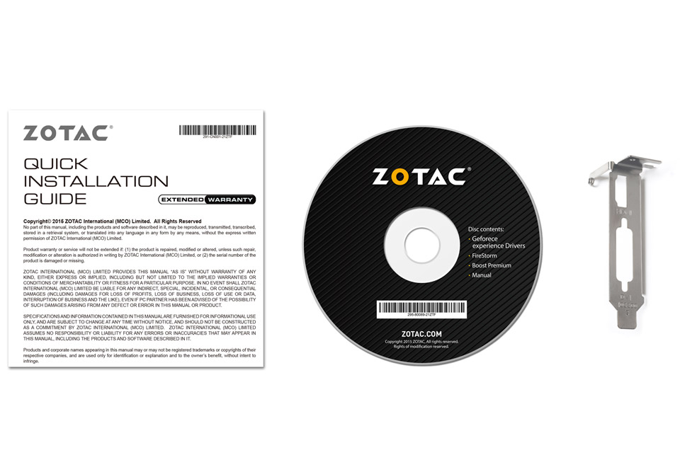 ZOTAC GeForce GT 1030 2GB GDDR5 | ZOTAC NVIDIA グラフィックボード
