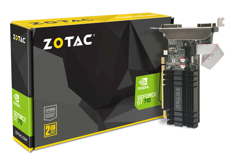 ZOTAC GeForce GT 710 DDR3 LP | ZOTAC NVIDIA グラフィックボード 