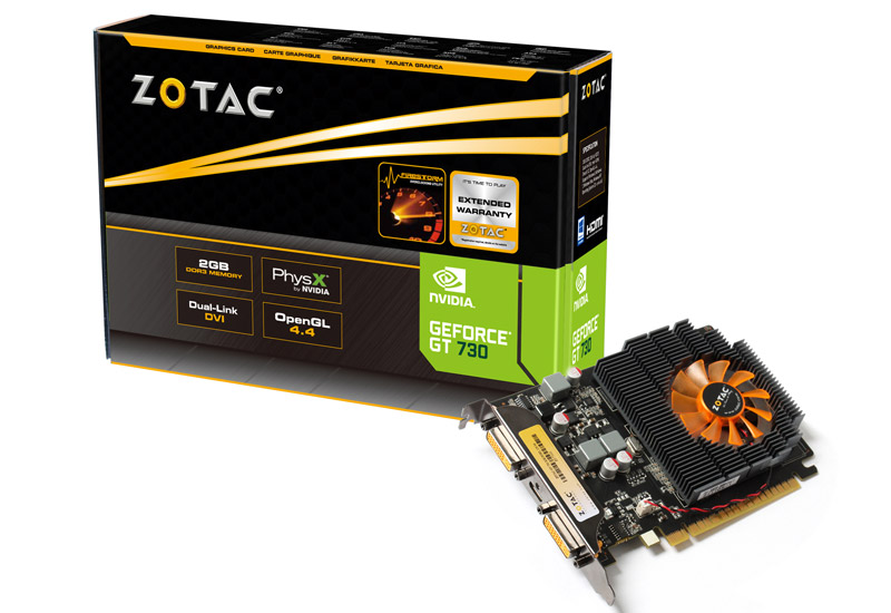 ZOTAC GeForce GT 730 DDR3 128bit | ZOTAC NVIDIA グラフィックボード ...