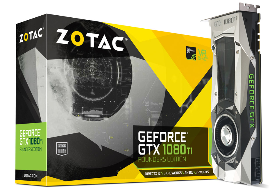 ZOTAC GeForce GTX 1080 Ti Founders Edition | ZOTAC NVIDIA グラフィックボード