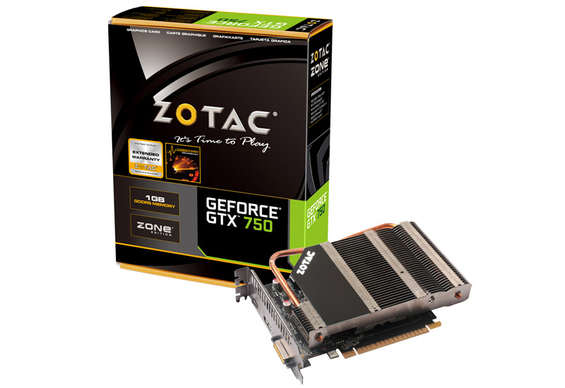 ZOTAC GeForce GTX 750 1GB ZONE Edition | ZOTAC NVIDIA グラフィック 