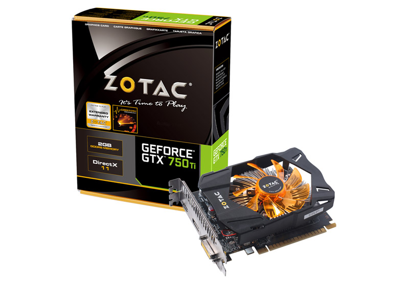 ZOTAC GeForce GTX 750 Ti 2GB CH | ZOTAC NVIDIA グラフィックボード ...