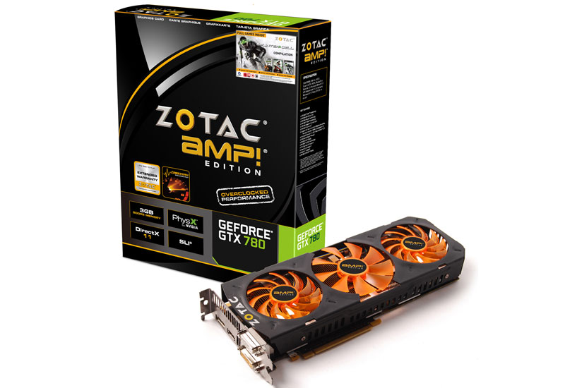 ZOTAC GeForce GTX 780 TRIPLE SILENCER AMP Edition | ZOTAC NVIDIA 