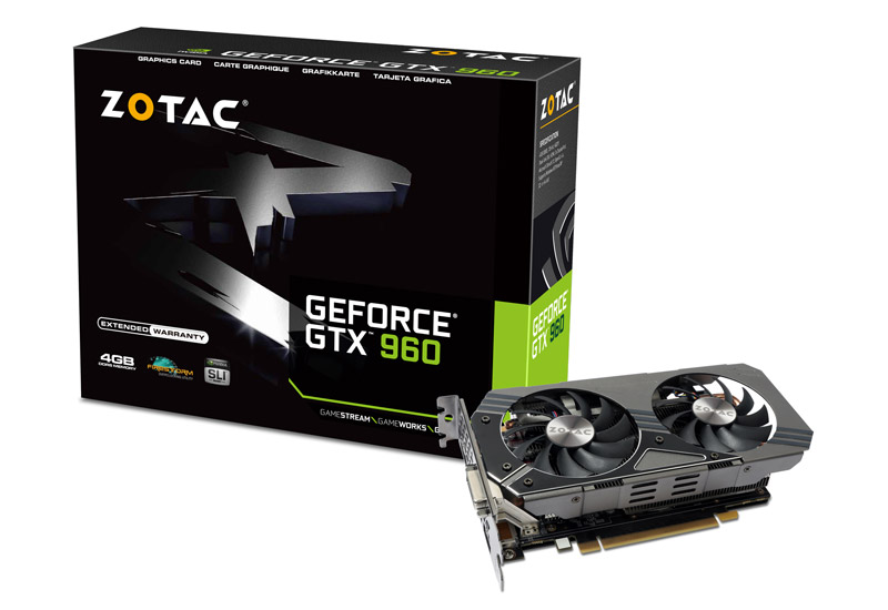 ZOTAC Geforce GTX960 Single Fan 4GB