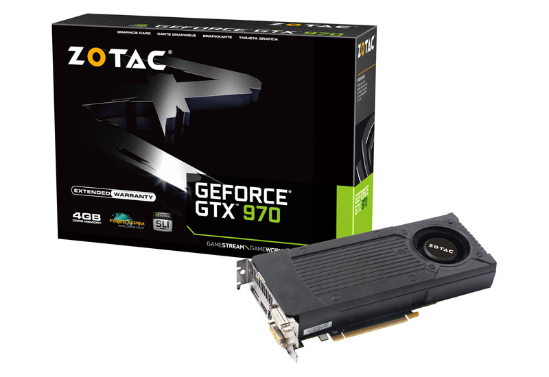 NVIDIA geforce gtx970 ブロワーモデル