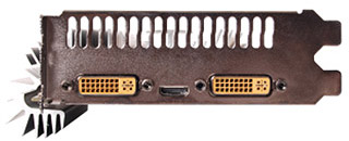 DVI-I×2とMini-HDMI×1 映像出力端子を装備