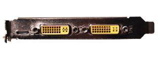 DVI-I×2とMini-HDMI×1 映像出力端子を装備