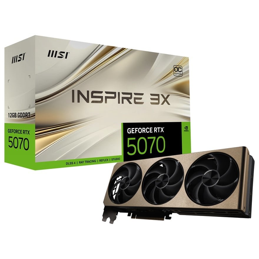 GeForce RTX 5070 12G INSPIRE 3X OC | MSI グラフィックボード