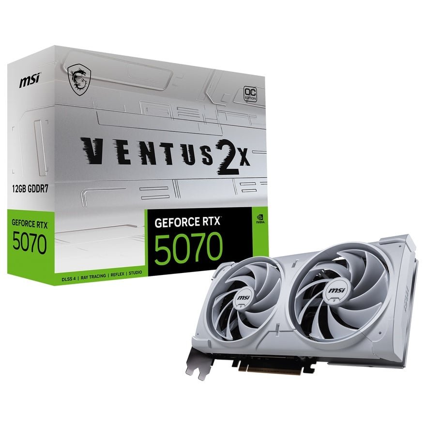 GeForce RTX 5070 12G VENTUS 2X OCシリーズ | MSI グラフィック