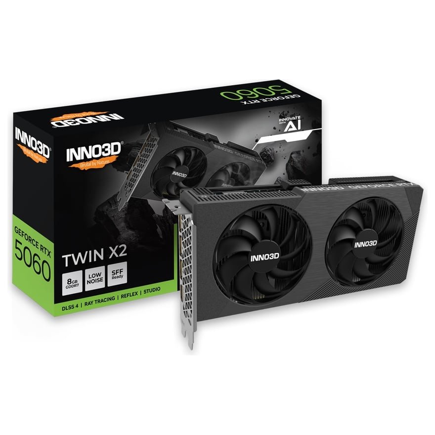 【新品未開封】ダブルバーン 2個 inno3d-geforce-rtx-5060-twin-