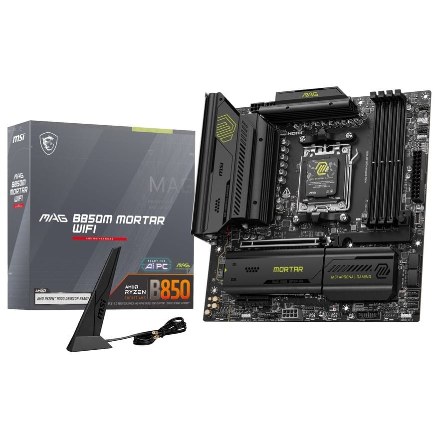 MAG B850M MORTAR WIFI | MSI マザーボード AMD B850チップ MAG B850M MORTAR WIFI | MSI マザーボード AMD B850チップ