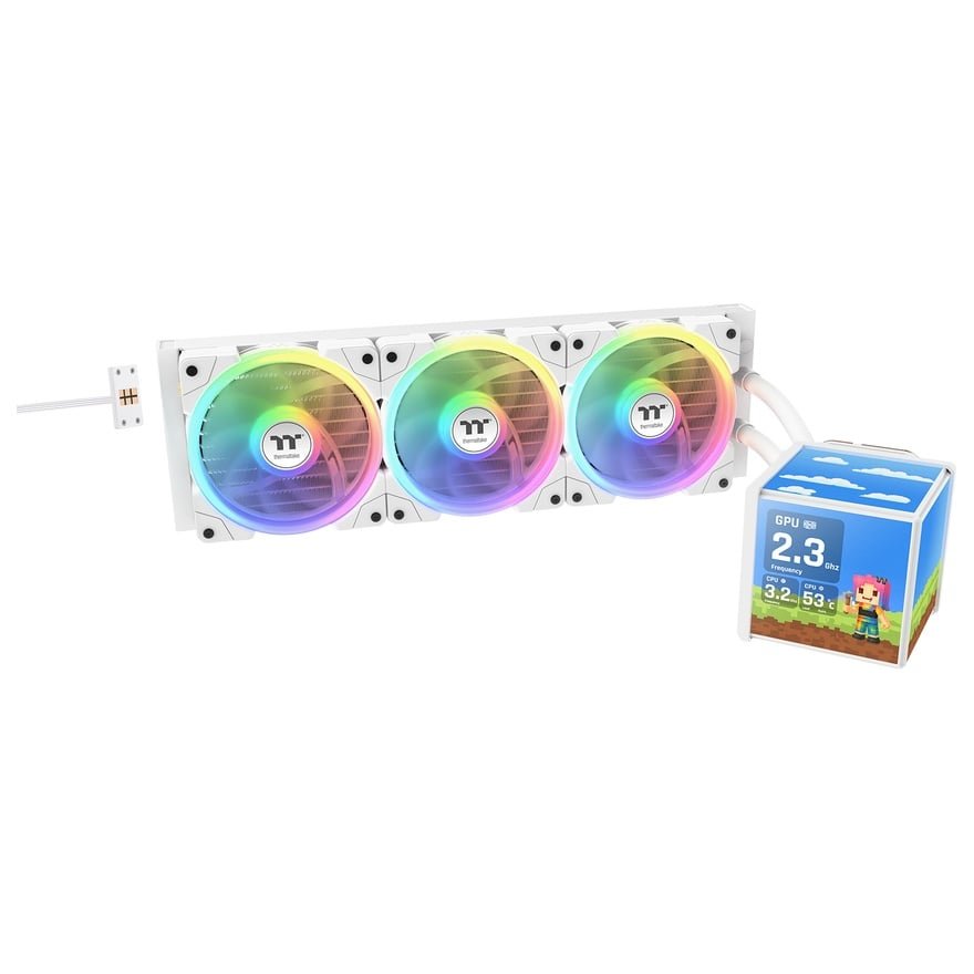 MINECUBE 360 Ultra ARGB Syncシリーズ | Thermaltake 水冷一体型CPU